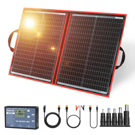 18V 80W 100W Solar Panel Kit Foldble Portable Solar Panel Solar Cell for Boats/Out-Door Camping Solar Panel Charge 12V